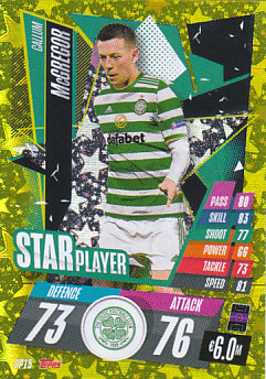 Callum McGregor Celtic Glasgow 2020/21 Topps Match Attax CL Star Players #SP15